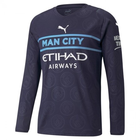 Billiga Fotbollströjor Manchester City Tredje tröja 2021/22 Långärmad